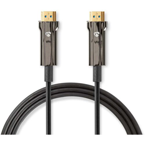 Cabe Hdmi Optique Actif à Ultra Haute Vitesse Avec Ethernet Hdmi Connecteur Hdmi Connecteur 8k60hz 48 Gbps 500 M Rond Pvc Noir Boite