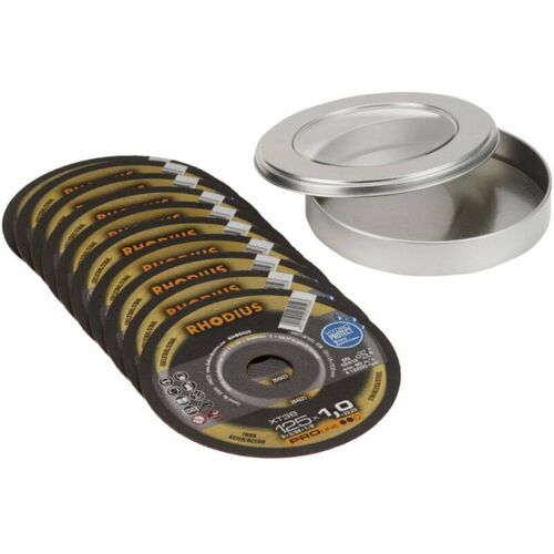 Rhodius - Xt38 210748 Disque à Tronçonner 125 Mm 10 Pc(s) Acier Inoxydable, Acier