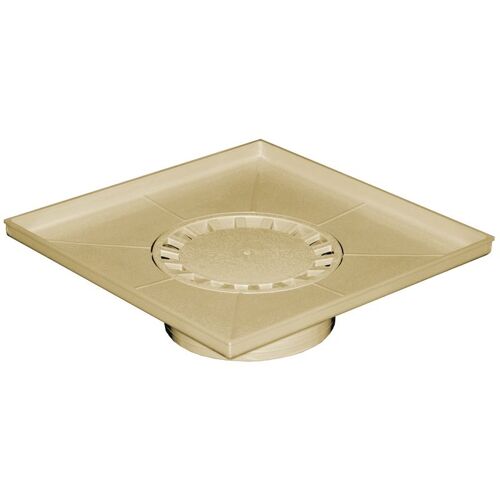 First Plast - Receveur Siphonné Pvc 400x400mm Sortie Verticale - séble