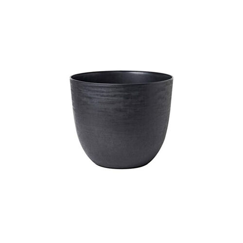 Teraplast - Pot Rond Re-Pot Over 48 H40 Avec Réserve D'eau Noire 33706048238