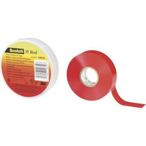 Ruban Adhésif Vinyle - 3m Scotch 35 - Marron - 19 Mm X 20 Mètres - 3m 80053