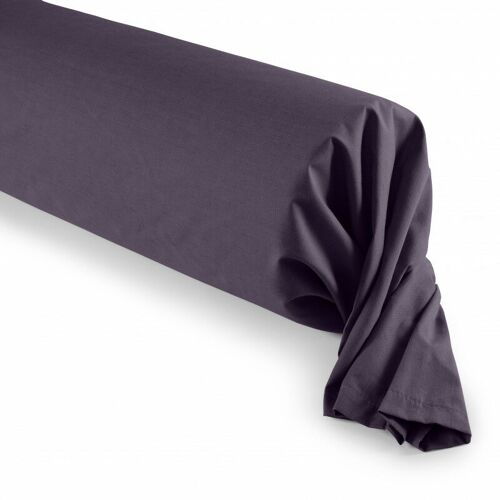 Taie De Traversin 45 X 185 Cm / 100% Coton 57 Fils/Cm² - Prune