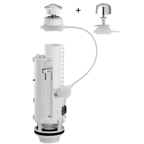 Siamp - Mécanisme Double Volume à Câble Spécial Rénovation - Optima 50 Bt D6 - Compatible 6 à 50 Mm