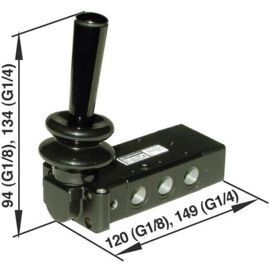 Imi Norgren Vanne Pneumatique à Commande Mécanique X3347802 Matériau Du Boîtier Aluminium 1 Pc(s)