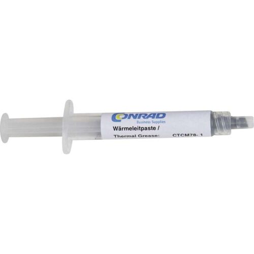 Conrad Components Ctcm78-1 Pâte Thermique 7.8 W/mk 2.1 G Température (max.): 150 °c