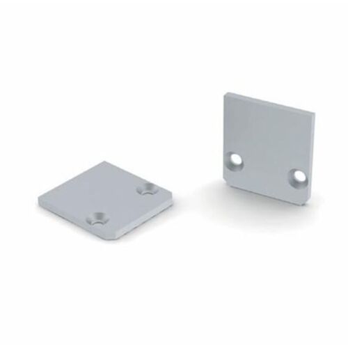 Velleman - Capuchon De Terminaison Pour Profilé Led Sl15fl - séns Trou De Câble - Aluminium Anodisé - Argent Ec-sl15-fl-h3