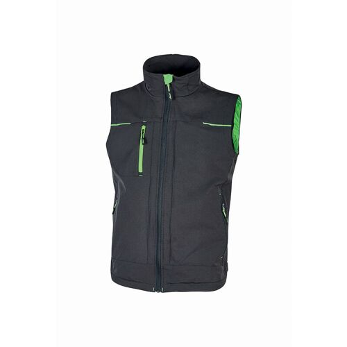 Gilet De Travail séns Manches séturn - Gris/vert 4xl