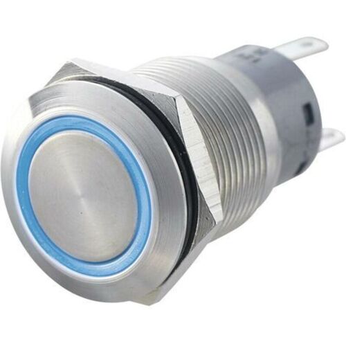 Bouton-poussoir Antivandalisme Tru Components Las1-agq-11e, Bl 701310 250 V/ac 5 à 1 X On/(on) Ip67 à Rappel 1 Pc(s)