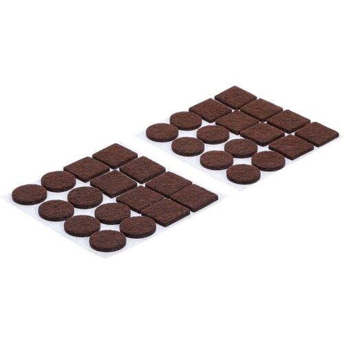 Patins Feutre, Marron, 32 Pièces.