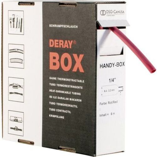 Dsg Canusé - Gaine Thermorétractable séns Colle 2:1 Deray-box 8610190302 Rouge Intérieur Nominal (avant Réduction): 19