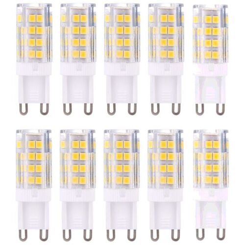 Grid Cool - Lot De 10 Ampoules Led G9 - Blanc Chaud 3000k - Équivalent À Une Ampoule Halogène 40w
