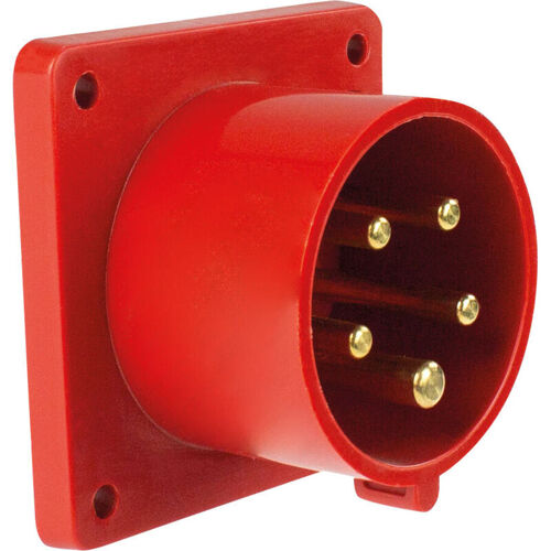 Cee Anbaustecker Aus Polyamid 5-polig 400v 16a 6h Ip44