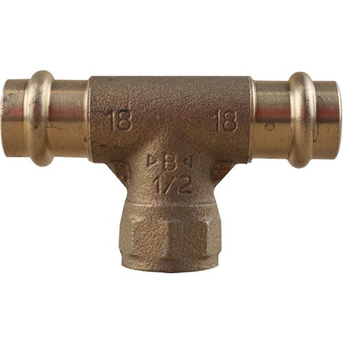 Ibp BÃ¿nninger - Raccord Laiton à Sertir Et à Visser - Té Femelle Femelle Femelle 18 X 1/2' (15/21) X 18
