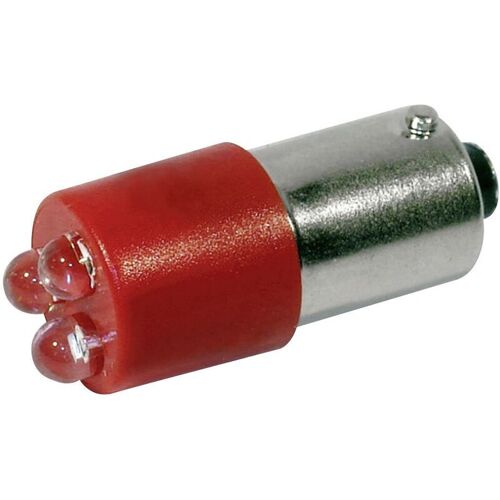 Cml - 18620350 Voyant De Signalisétion Led Rouge Ba9s 24 V/Dc, 24 V/Ac 400 Mcd