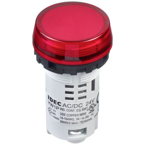Idec Voyant Lumineux Blanc, Rouge 24 V/ac, 24 V/dc 1 Pc(s) S113942