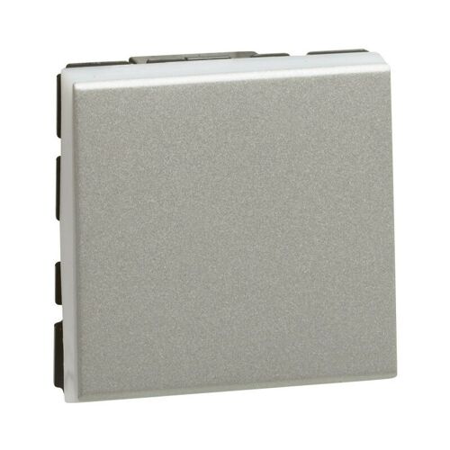 Interrupteur Ou Va-et-vient 10ax 250v Moséic Easy-led 2 Modules Alu (079211l)
