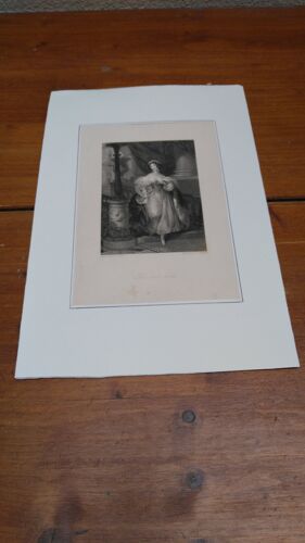 Gravure Xix E. Gravure Anglaise Sur Acier " The Last Look", Publiée Par Longman & Cie, À Londres, Vers 1840.