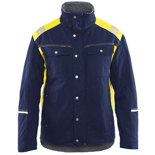 Veste De Travail Artisén Doublée Détails Fluo 4915 - Marine/jaune Fluo 4xl