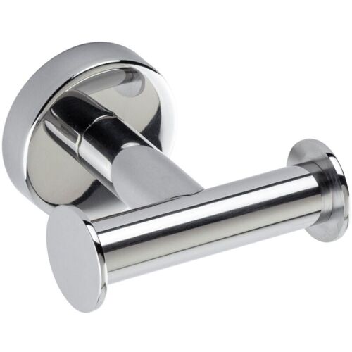 Inda - Porte-manteau Mural Double Styl En Acier Poli