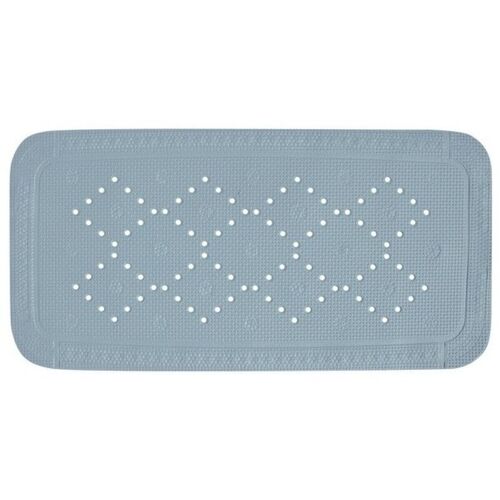 Tapis Fond De Baignoire Pvc Alaska 71x36cm Gris Clair Spirella