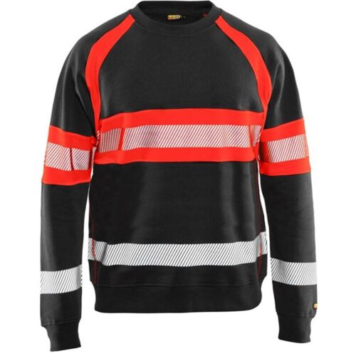 Sweat-shirt Haut Visibilité Blaklader Noir / Rouge 4xl