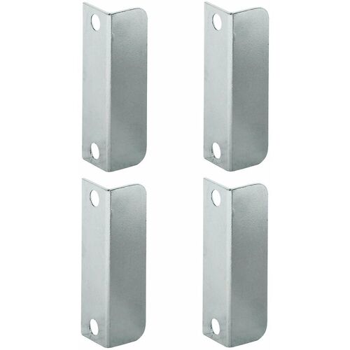 Cyclingcolors - 4x Gâche équerre à Visser 40x13x12mm Acier Batteuse Serrure Fermeture Verrou Vérou Porte Poignée Came