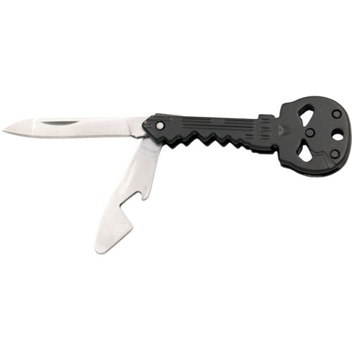 Porte-clés Tête De Mort Third 10260n 4,6 Cm Finition Noire