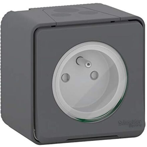 Schneider Electric Mur36030 Pc 2p Plus T Grif Gris séillie Mureva Styl