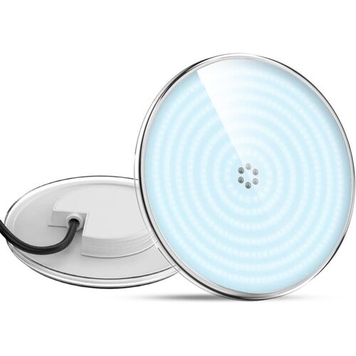 Jardin Piscine Projecteur Piscine Led Remplie De Résine,35w Lampe Piscine Par56(Équivalent Ampoule Halogène 300w), Ampoule Spot Piscine Led, 3500lm, Angle De Faisceau 140 °, Ip68 Étanche, 12v Ac/Dc,60