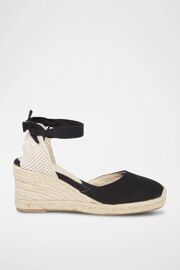 Espadrilles Compensées Olympe Noir Noir