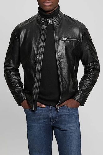 Veste Biker - Noir Homme M (Eu) Noir