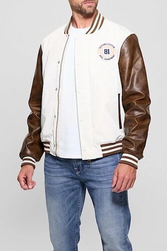 Teddy - Ecru Et Marron Foncé Homme S (Eu) Blanc/Marron