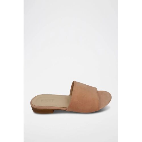 Mules En Nubuck Inaya - Vieux Rose Femme 36 Rose