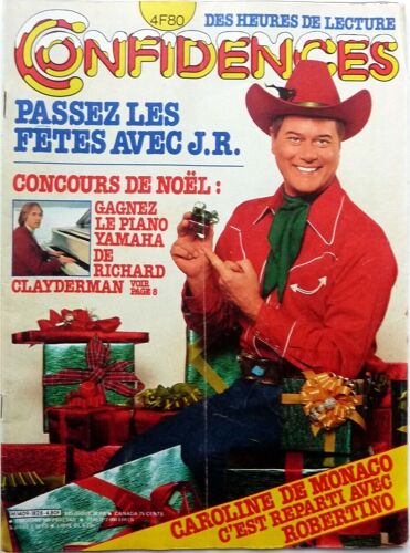 Confidences 1828 1982 Jr Dallas/Clayderman/Huster/Nicoletta/Thierry Pastor/Mitchell/Dorothee (Petit)/Sheila (Petit)