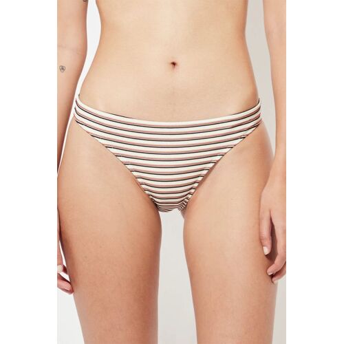Bas De Maillot - Ecru Et Rouge Femme M Blanc/Rouge