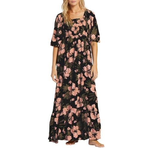 Robe Longue - Noir - Billabong Femme Xs Noir