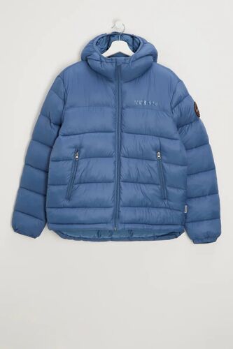 Doudoune À Capuche Arnel - Bleu Pétrole Homme Xl Rouge/Bleu