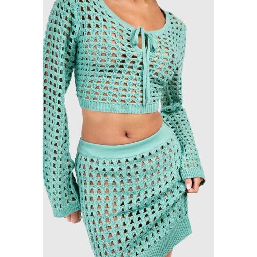 Minijupe - Turquoise Femme S Bleu