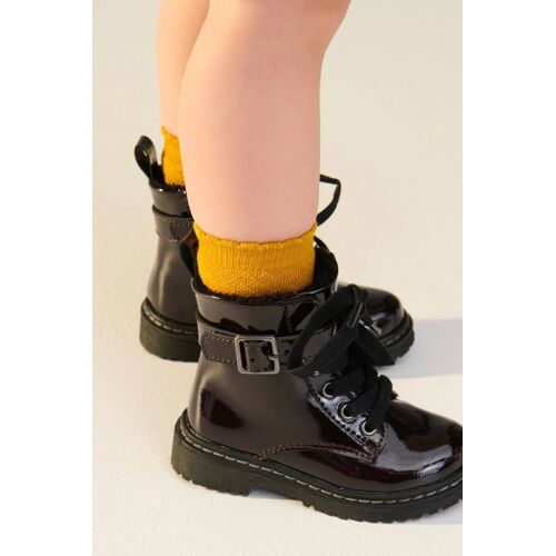 Chaussures Bottines Fourrées Vernies Noir Obaïbi Noir