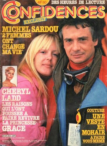 Confidences 1834 1983 Sardou/Cheryl Ladd/Dallas/Thierry Le Luron/Jean Luc Lahaye Aurelie/Becaud/Linda De Suza
