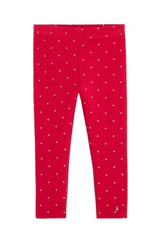 Legging Rouge Et Blanc - Obaïbi Femme Enfant (3 Ans Et +) Rouge