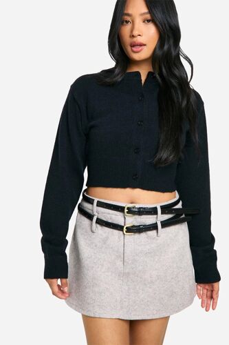 Minijupe - Gris Chiné Femme 10 (Uk) Gris