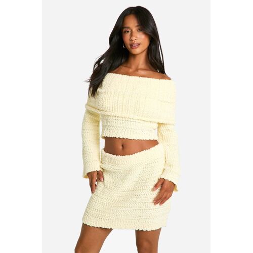 Jupe Droite - Jaune Femme Xs (Uk) Jaune