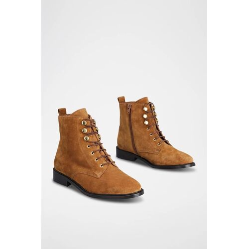 Chaussures Bottines En Cuir Vascar Marron Mixte