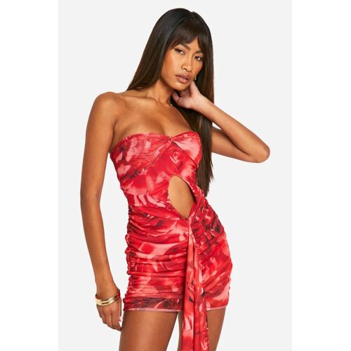 Robe Bustier - Rouge Femme 42 (Eu) Rouge