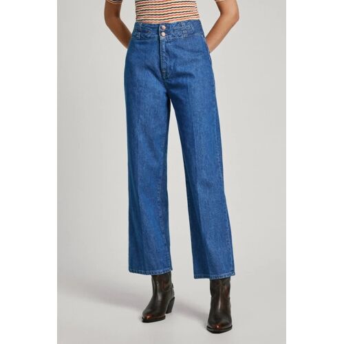 Jean Straight Taille Haute Tailor - Bleu Femme 24 (Us) = 34 (Fr) - L28 Bleu