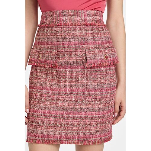 Jupe Droite En Tweed Claudia - Rose Femme 42 (Eu) Violet/Rose
