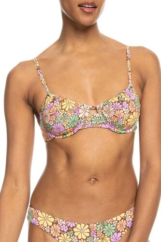 Haut De Maillot Push-Up All About Sol - Marron - Roxy Femme S Marron