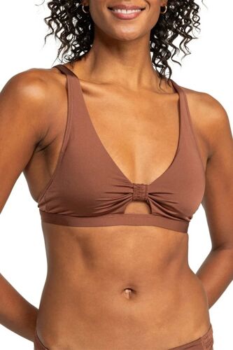 Haut De Maillot Push-Up Silky Island - Marron - Roxy Femme Xs Marron