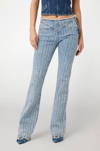 Jean Flare Joe - Bleu Clair Femme 29/D4 (Us) Bleu